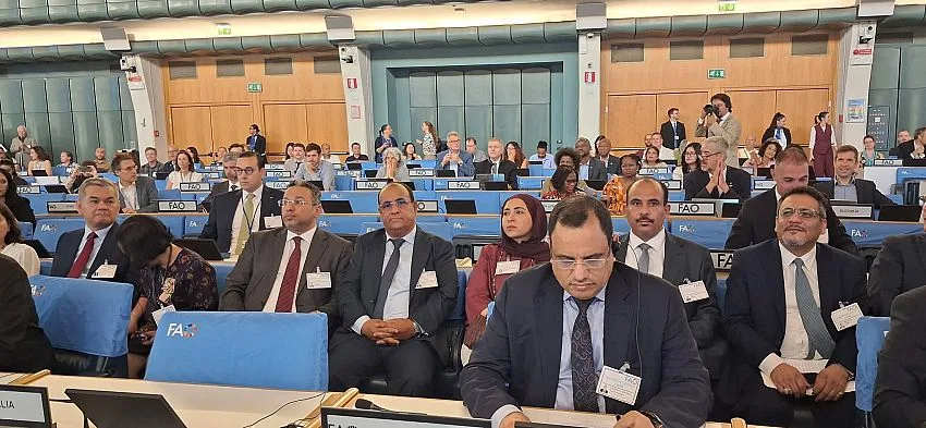 مشاركة اليمن في مؤتمر منظمة "الفاو" العالمي للزراعة الذكية في روما